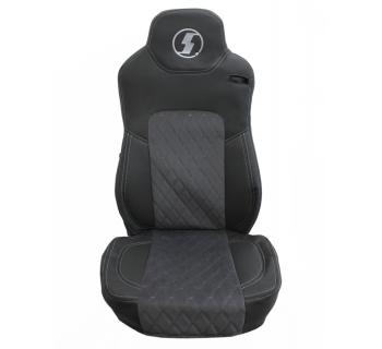 Чехлы SHACMAN X3000 (Рестайлинг) Кабрио Экокожа Серый -foto2