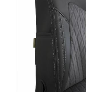 Чехлы SHACMAN X3000 (Рестайлинг) Кабрио Экокожа Серый -foto3