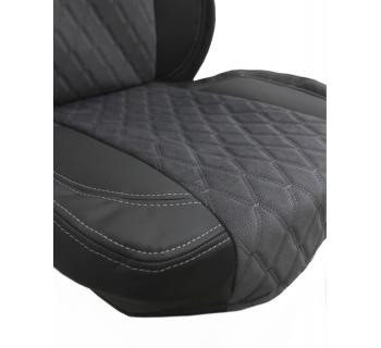 Чехлы SHACMAN X3000 (Рестайлинг) Кабрио Экокожа Серый -foto5