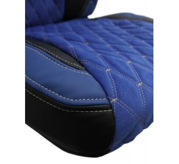 Чехлы SITRAK MAX Кабрио-Экокожа синий/ черный-foto4