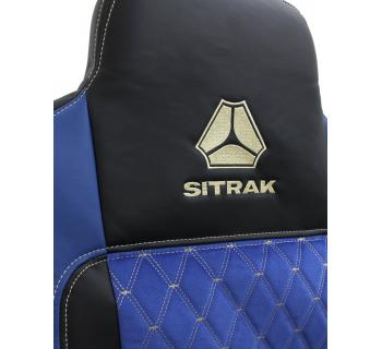 Чехлы SITRAK MAX Кабрио-Экокожа синий/ черный-foto5