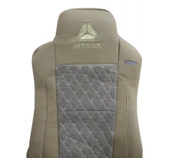 Чехлы SITRAK MAX Кабрио- Экокожа Бежевый-foto2