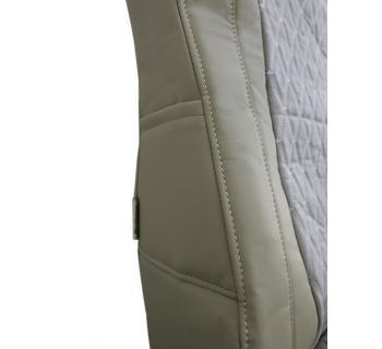 Чехлы SITRAK MAX Кабрио- Экокожа Бежевый-foto3