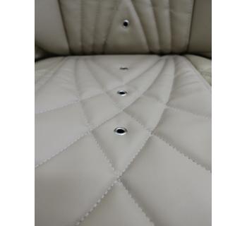 Чехлы SITRAK MAX Original Экокожа вышивка Бежевый-foto6