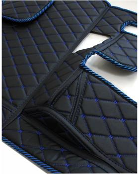 3D Коврик SITRAK C7H (Самосвал) Черный/Синий узкая кабина-foto3