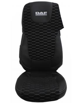 Чехлы DAF 105 LX Велюр Экокожа Вышивка Черный-foto4