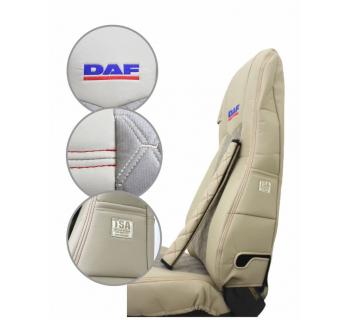 Чехлы в грузовик DAF 105-106 Rest Велюр с вышивкой -foto2