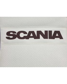 Чехлы SCANIA 5 Экокожа беж вышивка-foto2