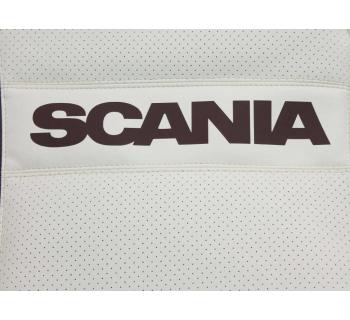 Чехлы SCANIA 5 Экокожа беж вышивка-foto2