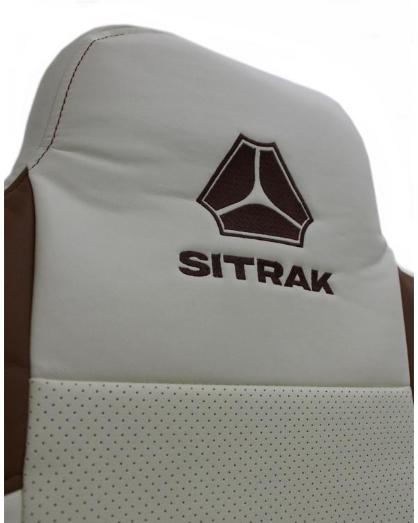 Чехлы SITRAK MAX LX Экокожа перфорация вышивка