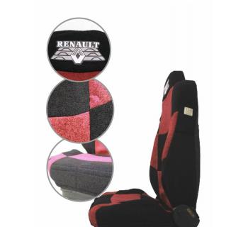 Чехлы Renault T440 Шахмат красный шелкография-foto3