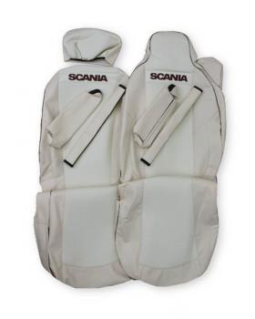 Чехлы SCANIA R440 Блютуз экокожа шелкография-foto2