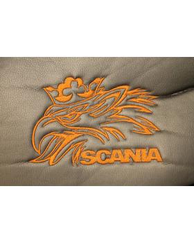 Чехлы SCANIA 5 Rest алькантара вышивка-foto4