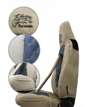 Чехлы SCANIA 6 Стежка велюр вышивка-foto2