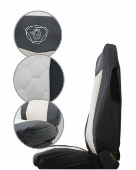 Чехлы SCANIA 5 Rest Велюр вышивка беж-foto2