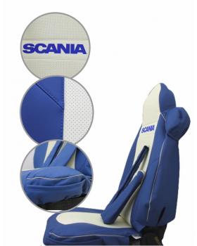 Чехлы SCANIA R440 Блютуз экокожа шелкография-foto3
