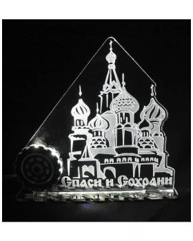 Светодиодная табличка мини Церковь Светодиодная табличка мини Церковь