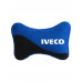 Подголовник косточка IVECO синяя 