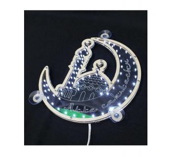 Полумесяц с мечетью светодиодный 23х32см-foto2