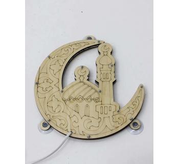 Полумесяц с мечетью светодиодный 23х32см-foto4