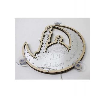 Полумесяц с мечетью светодиодный 23х32см-foto3