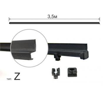 Направляющие штор пластиквые тип Z универсальные-foto3