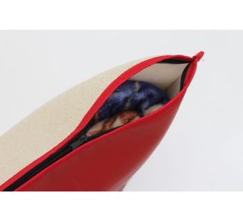 Подушка-наволочка на Mercedes Черно-красный-foto2