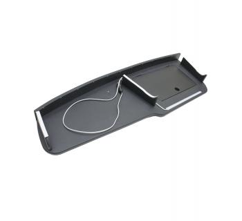 Полка в кабину Газель NEXT (Люк + Выдвижной столик + Подсветка салона и логотипа)-foto7