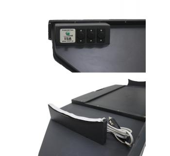 ! Полка TSA SCANIA R400 2015 (столик + подсветка лого)-foto4