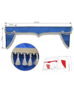 Комплект ламбрекен с уголками (широкие) Комплект ламбрекен с уголками (широкие)