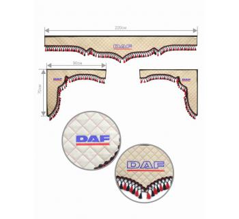 Комплект 3Х на DAF Экокожа/Бархат-foto3