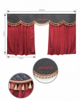 Комплект 3Х на SCANIA Бархат/Экокожа-foto3