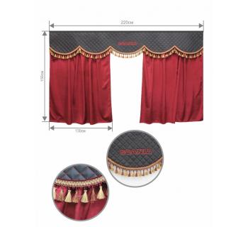 Комплект 3Х на SCANIA Бархат/Экокожа-foto3