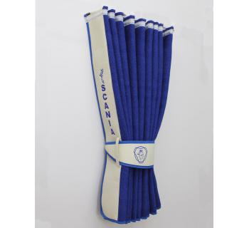 Шторы ночные лобового окна сборка c вышивкой SCANIA-foto3