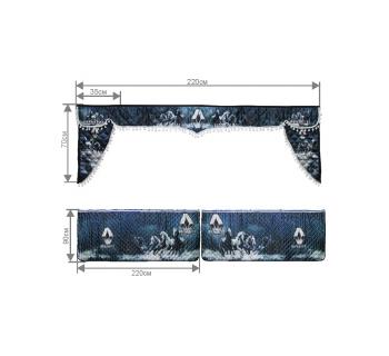 Ночные шторы ламбрекен и уголки с фотопечатью RENAULT-foto2