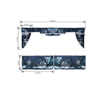 Ночные шторы ламбрекен и уголки с фотопечатью DAF-foto2