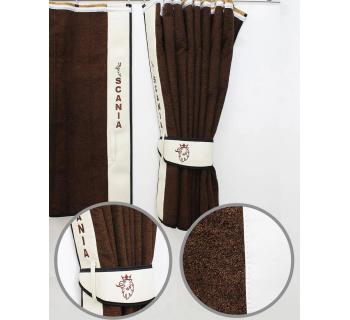 Шторы ночные лобового окна сборка SCANIA беж.-foto2