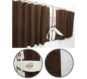 Шторы ночные лобового окна сборка c вышивкой VOLVO-foto3