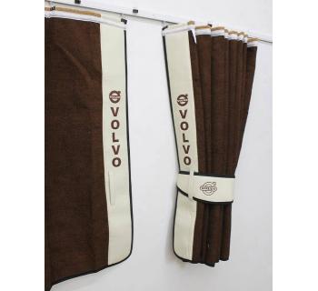 Шторы ночные лобового окна сборка c вышивкой VOLVO-foto2