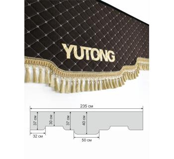 Ламбрекен лобового окна YUTONG 235см -foto3