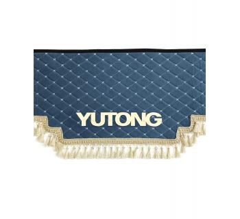 Ламбрекен лобового окна YUTONG кабрио синий-foto2