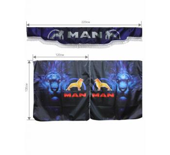 Комплект спального места с принтом "MAN"-foto2