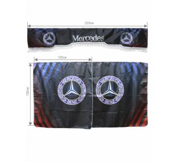 Комплект спального места с принтом "Mercedes"-foto2