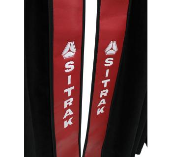 Шторы лобового окна канвас SITRAK (90х270 см) Черный/Красный-foto4