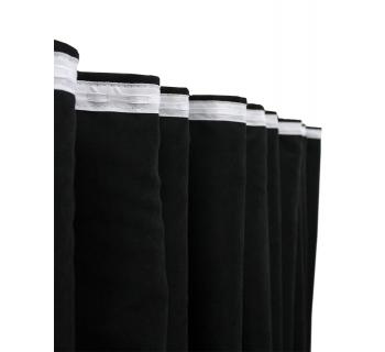 Шторы лобового окна канвас SITRAK (90х270 см) Черный/Красный-foto5