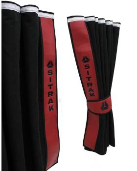 Шторы лобового окна канвас SITRAK (90х270 см) Черный-foto2