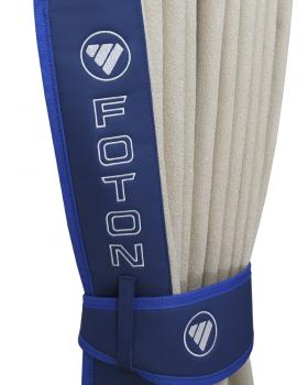 Шторы лобового окна FOTON (90х220) бежевый/ синий-foto3