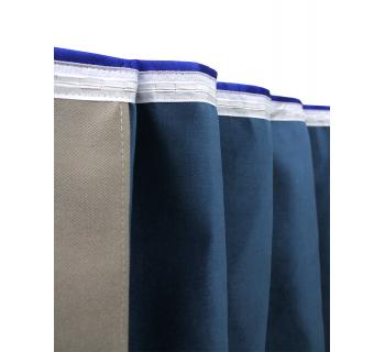 Шторы лобового окна SITRAK (90х240 см) Синий/Бежевый-foto5