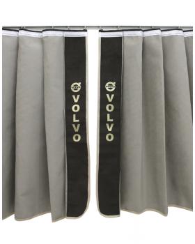 Шторы лобового окна VOLVO (90х240) бежевый/коричневый-foto2