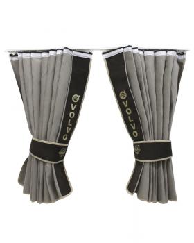 Шторы лобового окна VOLVO (90х240) бежевый/коричневый-foto5